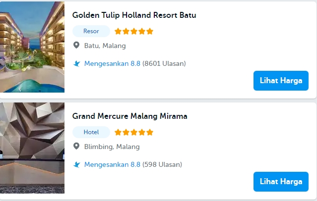 Hotel Murah Di Malang 50-200 Ribu Per Malam